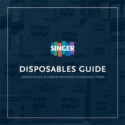 Singer Disposables Guide disposables guide cover