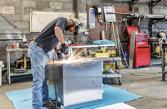 Custom Fabrication for Commercial Kitchen by Singer T&L in Fayetteville, NC