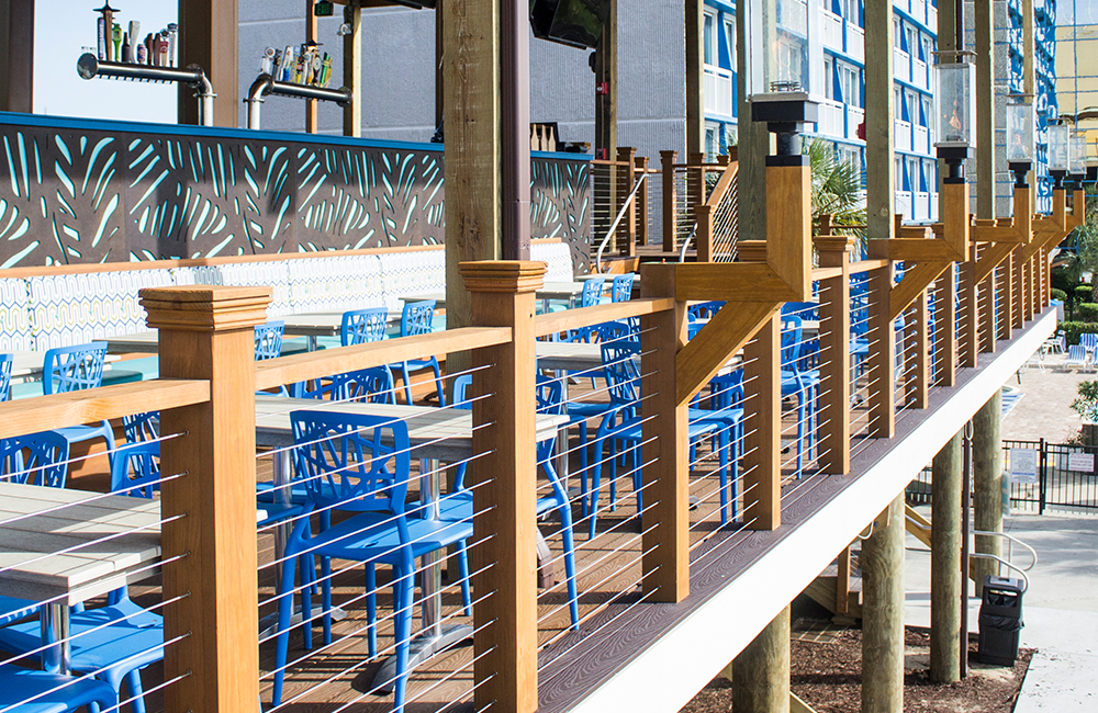 Outdoor Restaurant Build In Myrtle Beach, South Carolina